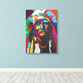 Bullish Hand Painted by Mark Elsen Leinwanddruck (Insitu (Holzboden))