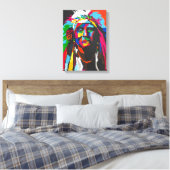 Bullish Hand Painted by Mark Elsen Leinwanddruck (Insitu (Schlafzimmer))