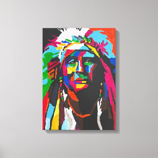 Bullish Hand Painted by Mark Elsen Leinwanddruck (Vorderseite)