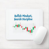 "Bullish Mindset, Bärendisziplin - Handel mit Mousepad (Mit Mouse)