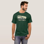 BULLITT 1968 - Classic Ford Mustang Silhouette T-Shirt (Vorne ganz)