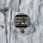 Bullitt Green Mustang Classic Movie Cartoon Car Button (Beispiel)