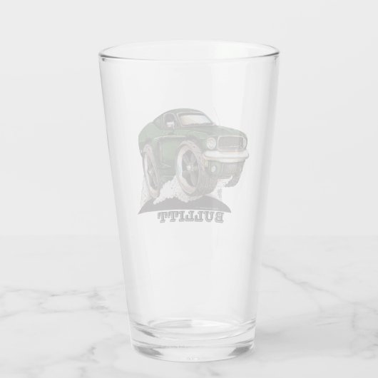 Bullitt grüner Mustang-klassisches Glas (Rückseite)