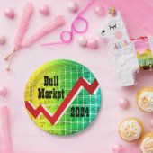 Bullmarkt 2024 pappteller (Party)