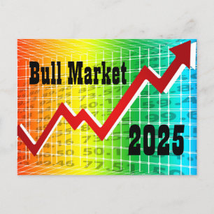 Bullmarkt 2025 postkarte