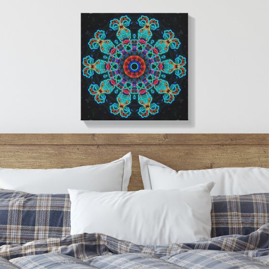 BullmasterGardian 12x12 Canvas Print Leinwanddruck (Insitu (Schlafzimmer))