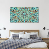 BullmasterGardian 41x22 Canvas Print Leinwanddruck (Insitu (Schlafzimmer))