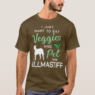 Bullmastif Funny Vegan Dog Lover Eigentümer Xmas B T-Shirt