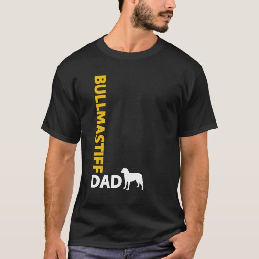 Bullmastif Vater T-Shirt (Vorderseite)
