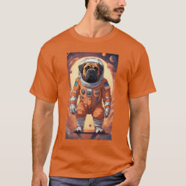 Bullmastiff Astronaut T-Shirt