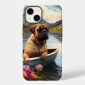 Bullmastiff auf einem Paddel: Ein Landschaftliches Case-Mate iPhone Hülle (Rückseite)