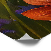 Bullmastiff auf einem Paddel: Ein Landschaftliches Poster (Ecke)