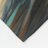 Bullmastiff Beach Surf Malerei Fleecedecke (Ecke)