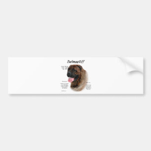 Bullmastiff (Bindle) History Design Autoaufkleber