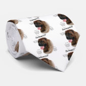 Bullmastiff (Bindle) History Design Krawatte (Gerollt)