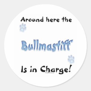Bullmastiff Charge - Aufkleber
