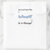 Bullmastiff Charge - Aufkleber (Tasche)