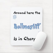 Bullmastiff Charge Mousepad (Mit Mouse)