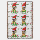 Bullmastiff Christmas Merry Decke (Vorderseite Vertikal)