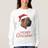 Bullmastiff Christmas Sweatshirt (Vorderseite)