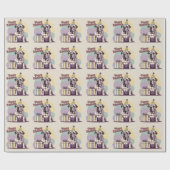 Bullmastiff Colorful Square Geschenkpapier (Flach)