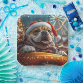 Bullmastiff Dog Roller Untersetzer Weihnachten Pappteller (Party)
