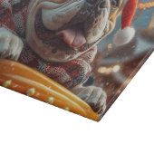 Bullmastiff Dog Roller Untersetzer Weihnachten Schneidebrett (Ecke)