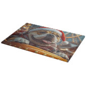 Bullmastiff Dog Roller Untersetzer Weihnachten Schneidebrett (Ecke)