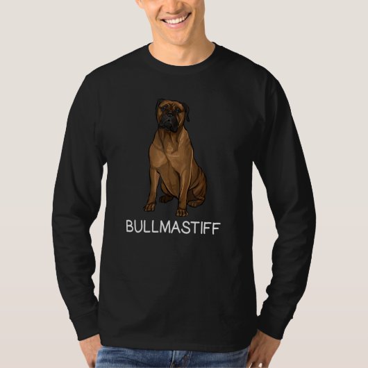 Bullmastiff Dog T-Shirt (Vorderseite)