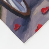 Bullmastiff Dog Valentine's Day  Fleecedecke (Ecke)