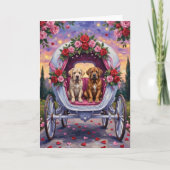 Bullmastiff Dog Valentine's Day  Karte (Vorderseite)