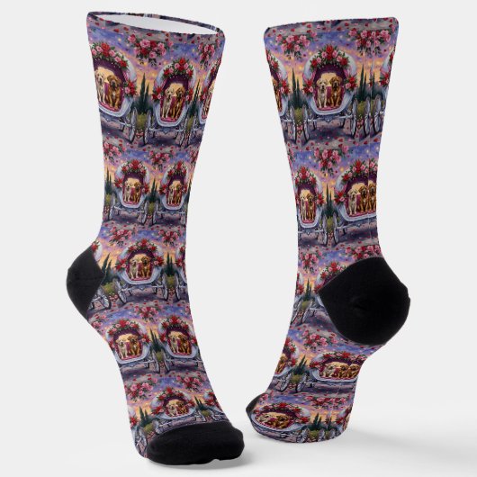 Bullmastiff Dog Valentine's Day Socken (Gewinkelt)