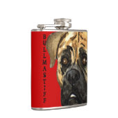 Bullmastiff-Farbblock Flachmann (Rechts)