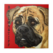 Bullmastiff-Farbblock Fliese (Vorderseite)