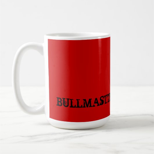 Bullmastiff-Farbblock Kaffeetasse (Links)