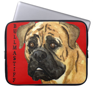 Bullmastiff-Farbblock Laptopschutzhülle