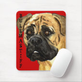 Bullmastiff-Farbblock Mousepad (Mit Mouse)