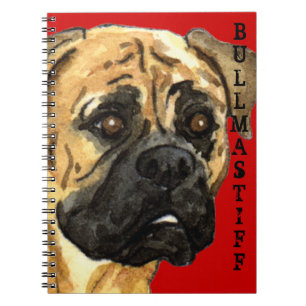 Bullmastiff-Farbblock Notizblock
