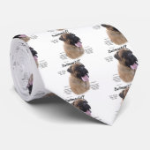 Bullmastiff (fawn) History Design Krawatte (Gerollt)
