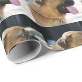 Bullmastiff Geschenk-Packpapier Geschenkpapier (Rolleneckpunkt)