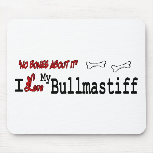 BULLMASTIFF-Geschenke Mousepad (Vorne)