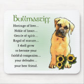 Bullmastiff-Geschenke Mousepad (Vorne)