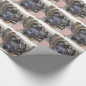 Bullmastiff Geschenkpapier (Ecke)