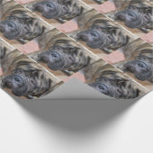 Bullmastiff Geschenkpapier (Ecke)