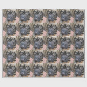 Bullmastiff Geschenkpapier (Flach)