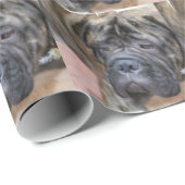 Bullmastiff Geschenkpapier (Rolleneckpunkt)