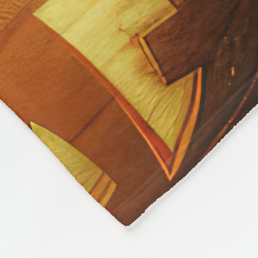 Bullmastiff Halloween Spooky Fleecedecke (Ecke)