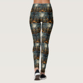 Bullmastiff Halloween Spooky Leggings (Rückseite)