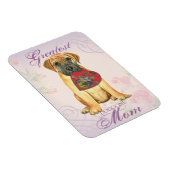 Bullmastiff Heart Mama Magnet (Rechte Seite)