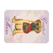 Bullmastiff Heart Mama Magnet (Horizontal)